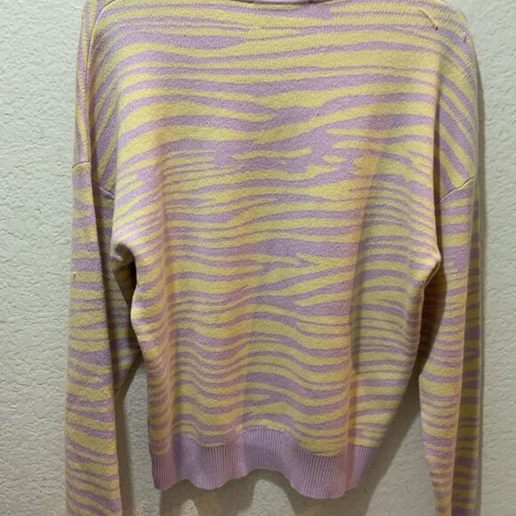 WAYF Way Sweaters Vincent Intarsia Sweater  Size S NWT $80 - Picture 6 of 10